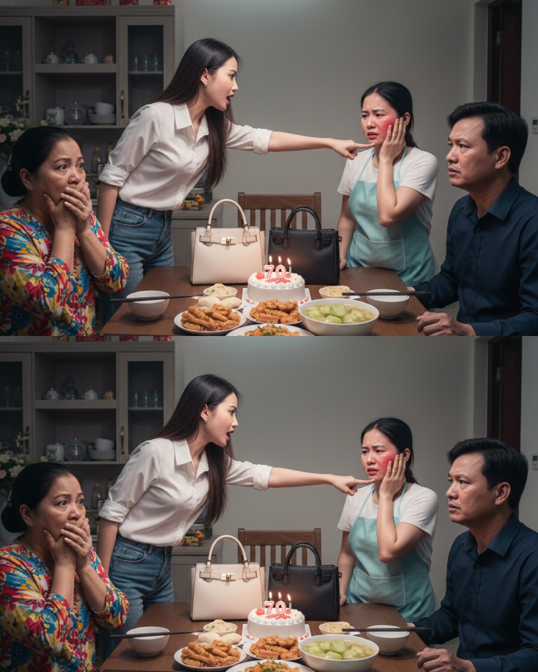 Cậy lương 60 triệu, em chồng ngang nhiên t át tôi trước mặt cả nhà, tôi lập tức gọi một cuộc điện thoại khiến lương của cô ta trở về số 0 tròn trĩnh…