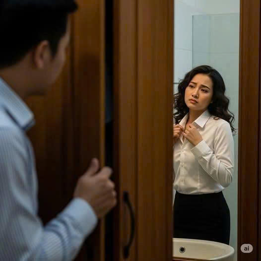 Suốt 30 ngày liền, vợ cứ đón con về là l/ao thẳng vào phòng tắm. Đến ngày thứ 31, tôi tr ốn trong tủ quần áo, qua kh/e h/ở nhìn thấy cảnh tượng