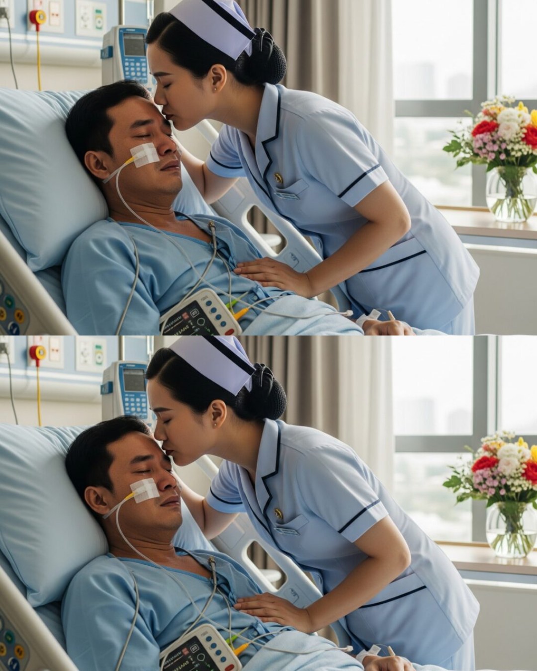 Y tá đã hôn trộm một tỷ phú đang trong tình trạng thực vật vì cô nghĩ ông sẽ không tỉnh lại, nhưng bất ngờ ông lại ôm cô…