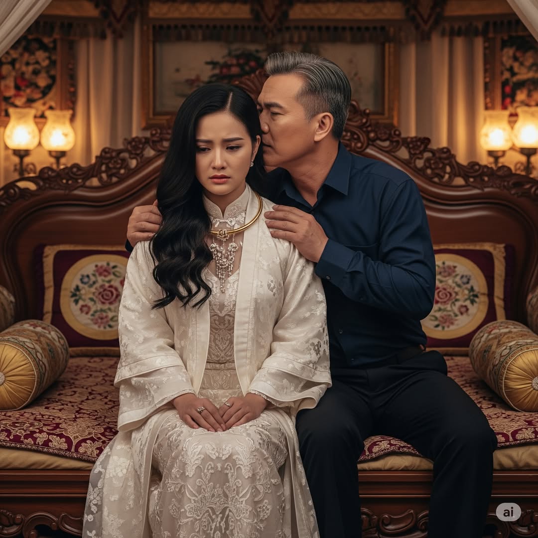 Bị bố mẹ é:;p cưới ông hàng xóm giàu có, bụng phệ ngay sát vách, tôi nước mắt lưng tròng không cười nổi trong ngày cưới, đê:m tân hô:n tôi mặc sẵn 4 cái áo rồi mới yên tâm đi ngủ, nào ngờ đèn vừa tắt tôi ngồi phải đúng 1 thứ, tôi chỉ biết cười thầm la;;o vào nhà tắm để bỏ bớt áo ra…