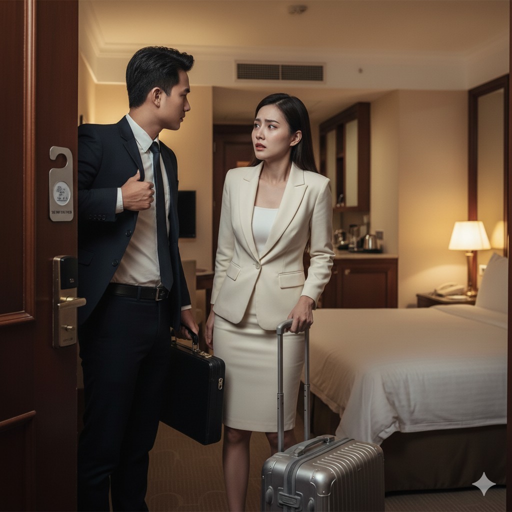 Tuần này tôi có chuyến công tác nước ngoài, em đi cùng nhé. Cần một thư ký hỗ trợ.