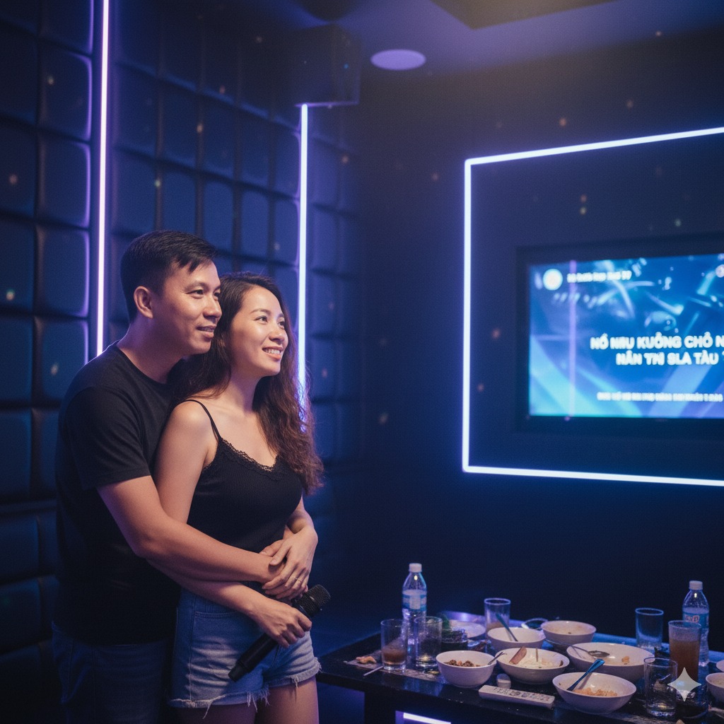 Anh phụ hồ tưởng mình may mắn gặp được định mệnh cuộc đời trong quán Phố Đêm, anh ra sức khuyên cô bỏ nghề về làm vợ anh