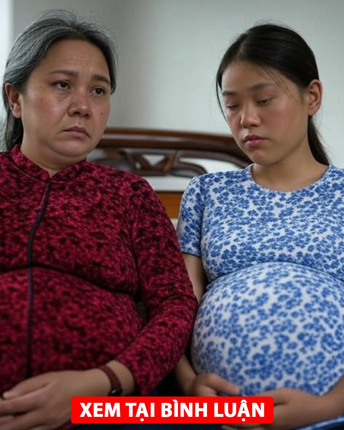 Bố chồng và chồng vắng nhà, cả tôi và mẹ chồng lại mang th a i cùng 1 lúc