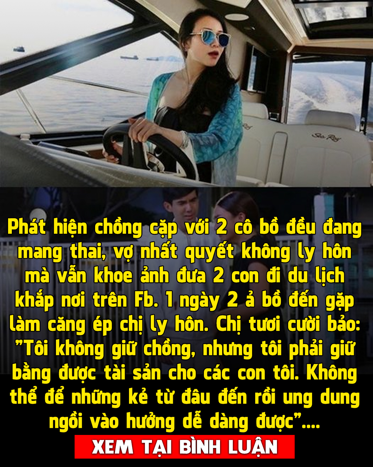 Phát hiện chồng đang nuôi 2 cô bồ đều đang mang th a i, chị vợ nhất quyết không ly h ô n vì điều không tưởng này