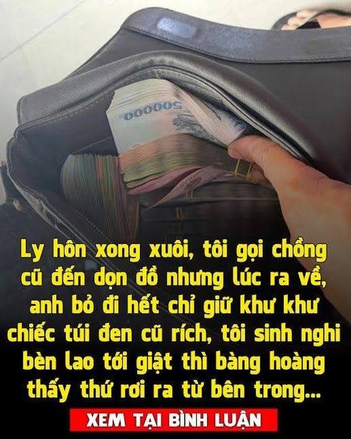 Sau phiên tòa l y h ô n, chồng tôi về dọn đồ nhưng lại mang đi chiếc túi lạ, nghi ng ờ nên tôi giật lấy và choáng váng vô cùng khi thấy…