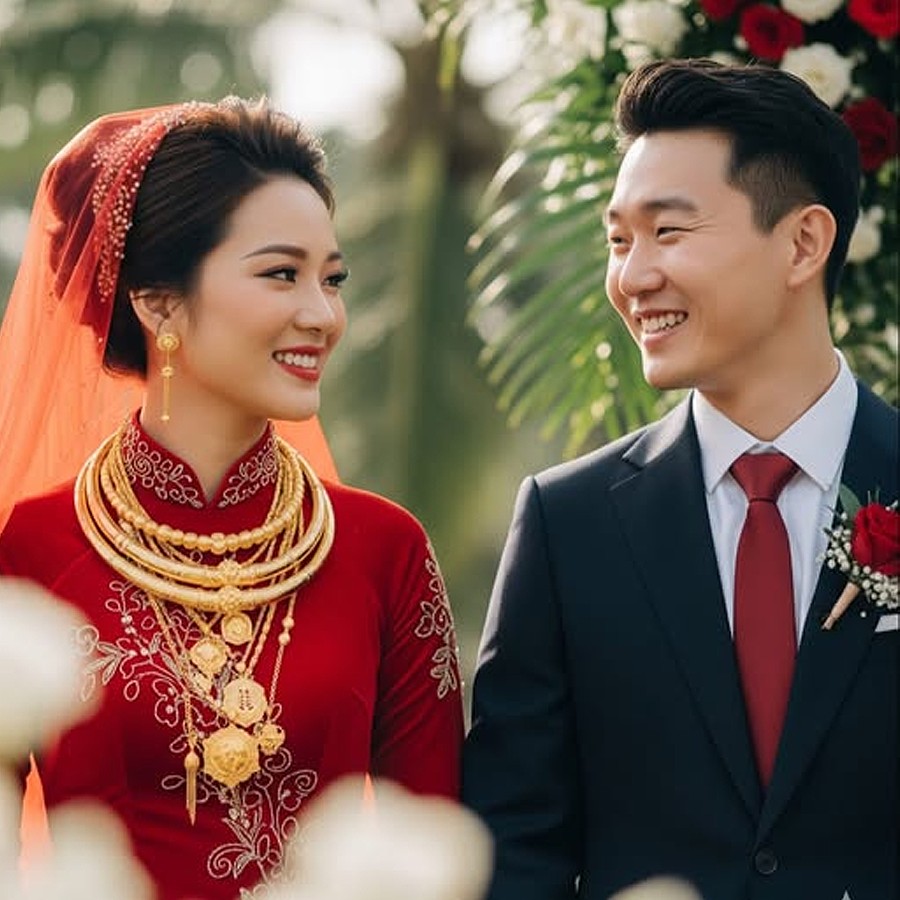 Nghe lời chị họ, tôi lấy chồng Hàn Quốc để đổi đời, ngày cưới tôi đeo vàng kín cổ, ai cũng khen tôi tốt số, nào ngờ trong đêm tâ/n h/ôn, vừa lật tấm chăn lên thấy thứ bên trong, tôi liền vùng dậy bỏ chạy…