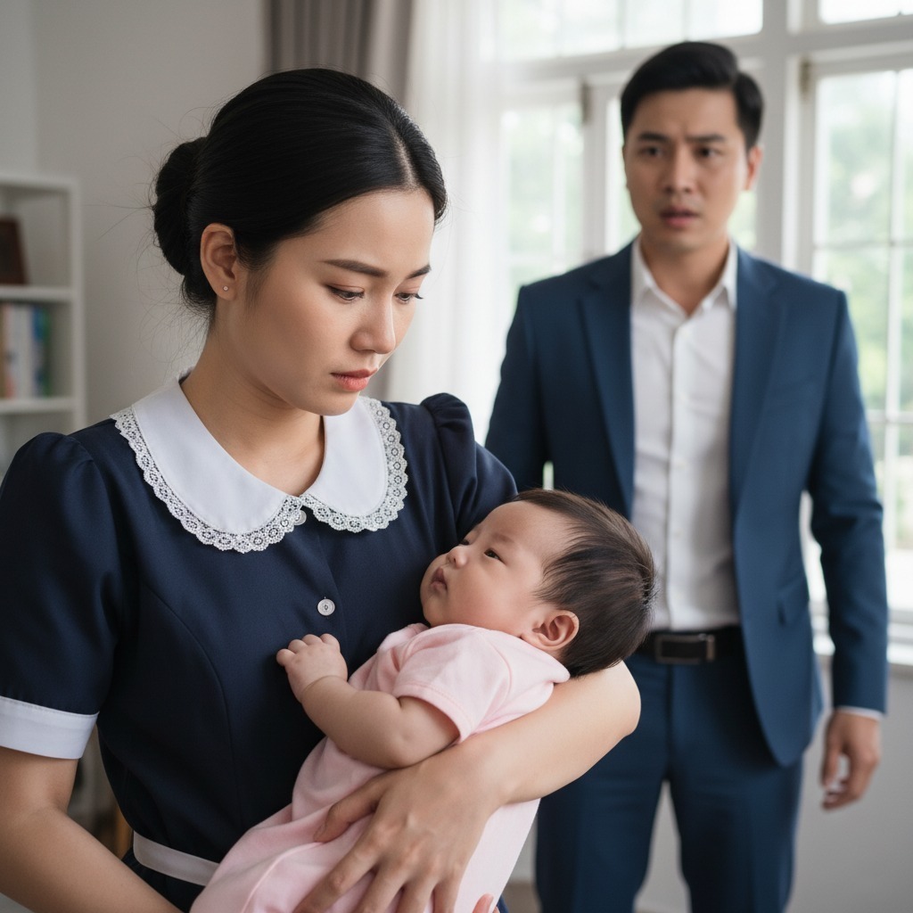 Tỷ phú bắt gặp cô giúp việc cho con trai của ông bú — Điều xảy ra sau đó khiến tất cả s ử ng s ố t