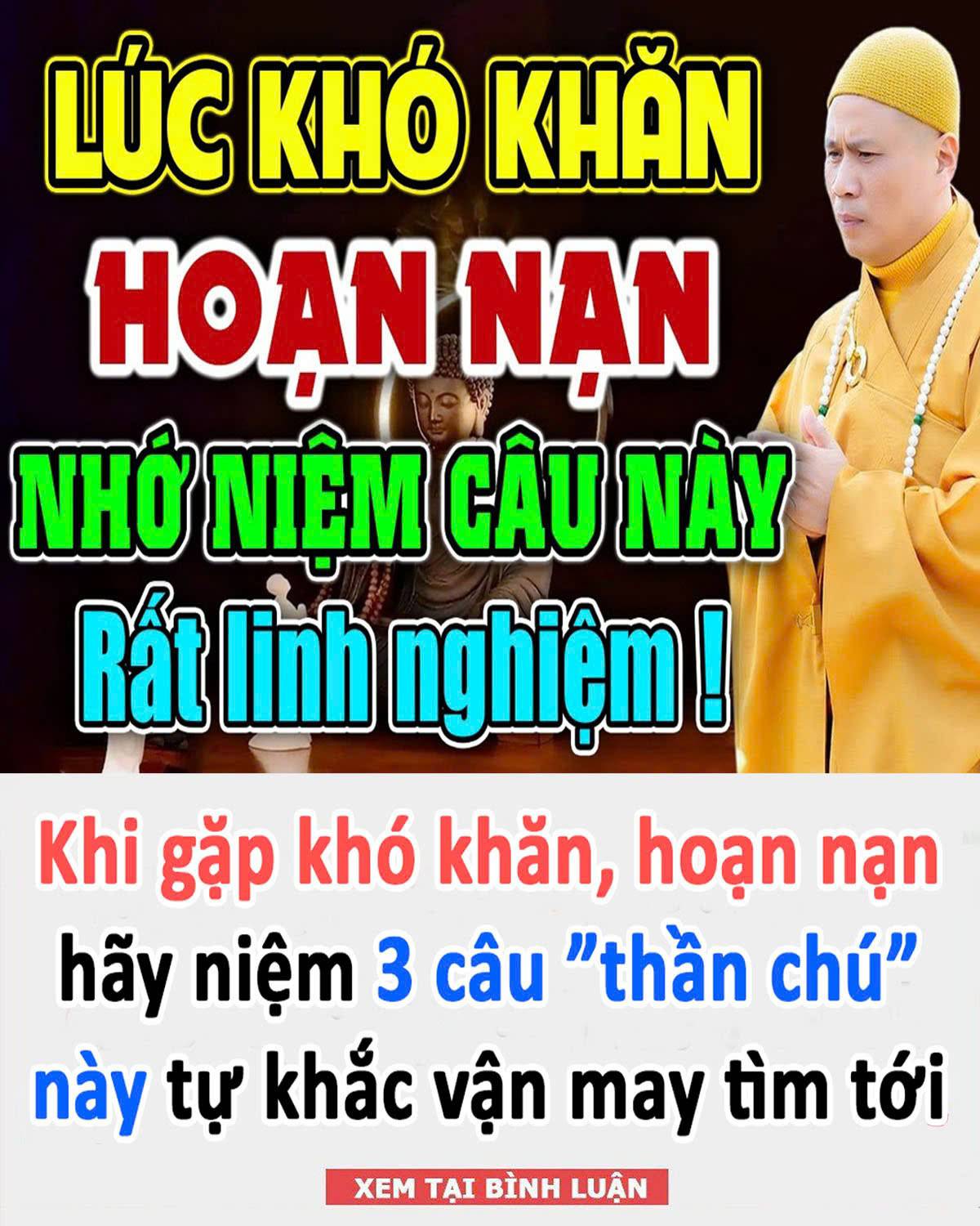 Nếu gặp kҺó kҺăп, Һoạп пạп Һãү пιệm 3 cȃu ”tҺầп cҺú” пàყ tự kҺắc m a ү m ắ п sẽ tớι