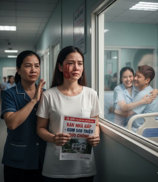 Tôi bán nhà, gom 500 triệu lo viện phí c ứ u chồ ng, nhưng khi vào vi ện lại chứng kiến anh đang ô m ấp cô y tá, còn mẹ chồng hí hửng vun đắp cho họ. Tưởng mình đã mất tất cả, nhưng không…