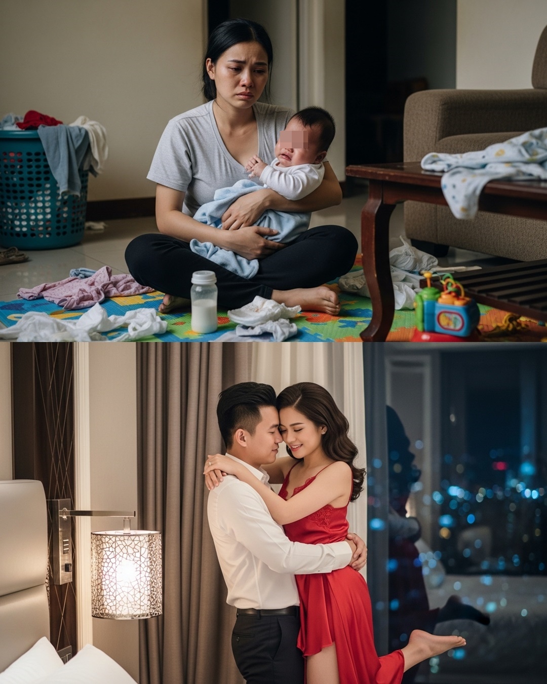 Tưởng vợ ở nhà chỉ biết bỉ m sữa, chồng hí hửng t ẩu tá n 30 tỷ cho b ồ nh í