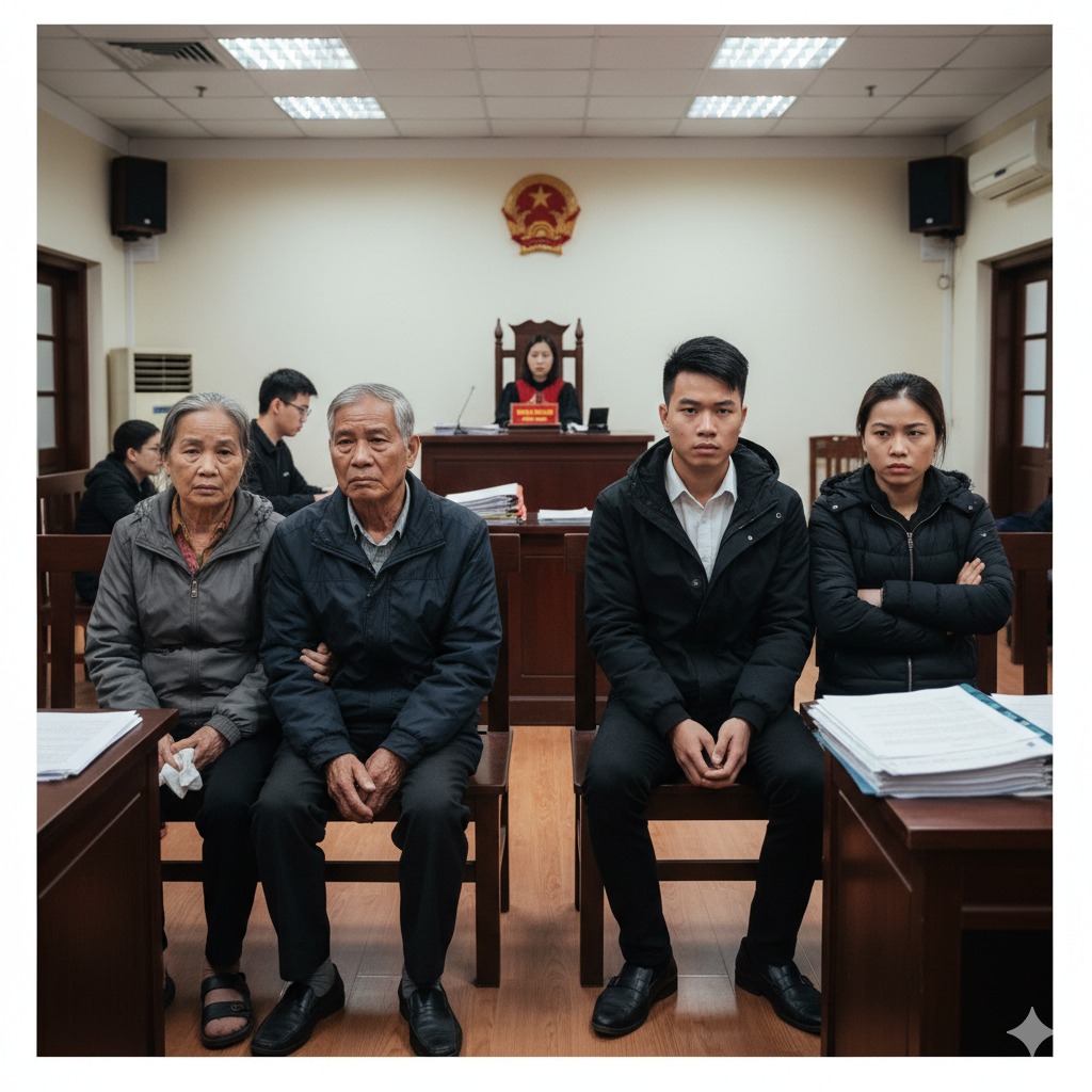 Bố mẹ ngoài 80 tu;;ổi mà vẫn phải ra tòa vì con trai kiện đòi đất, ông bà đều đau ốm quanh năm, đi đứng còn không vững vậy mà “vô phúc” bị 5 đứa con cho ra tòa rồi nói “già rồi mà còn tham lam của con cháu”