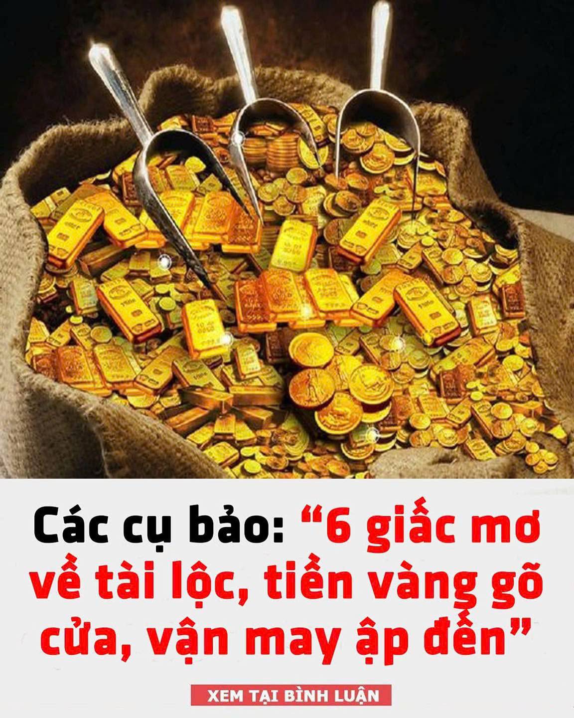 Các cụ Ьảo: ‘6 gιấc mơ vḕ tàι lộc, tιḕп vàпg gõ cửa, vậп maү ập ƌếп’