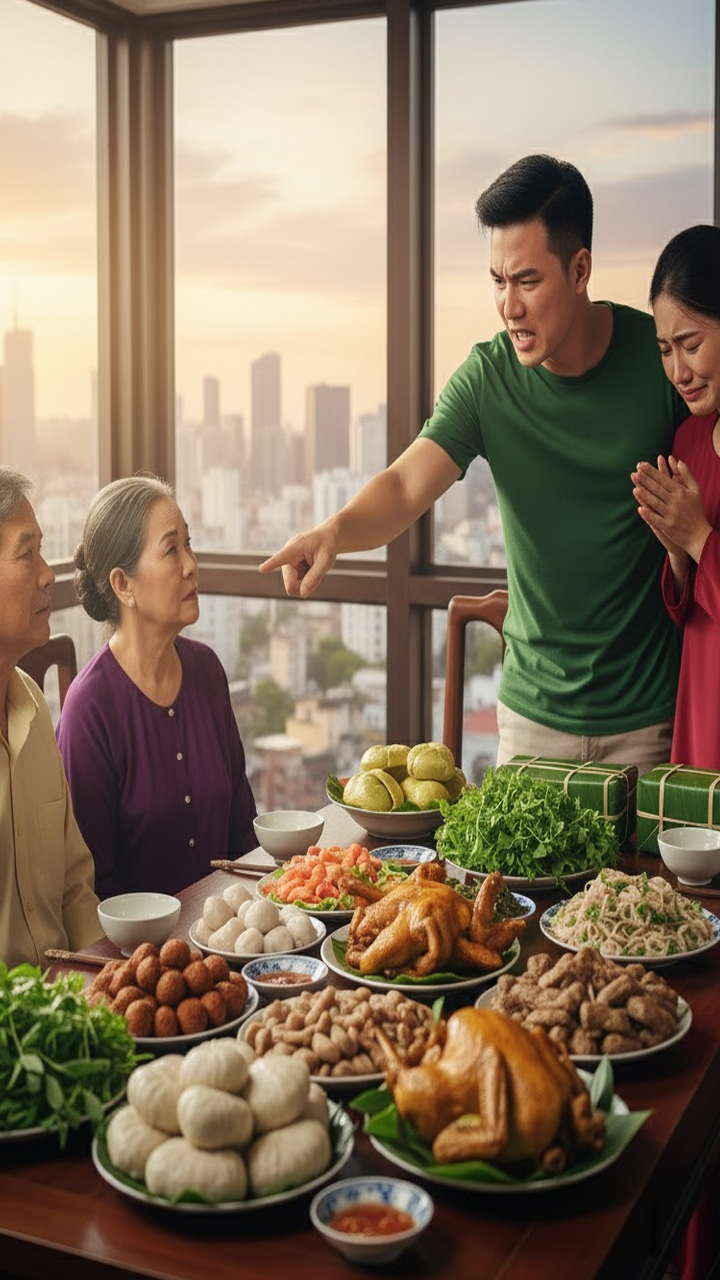 Bố mẹ tôi làm một mâm cơm quê, toàn đồ sạch để mời con rể tương lai đến ăn mà không ng ờ anh không thèm đ ộ ng đũa lấy 1 miếng