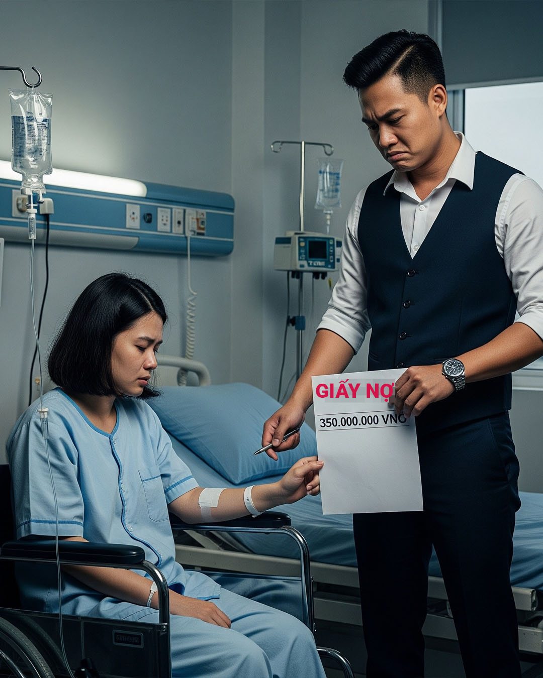 Chị gái mượn em trai 350 triệu để chữa bệnh, em bắt chị viết giấy n ợ, ai dè khi về nhà mở tờ giấy ra xem, chị s:ữ ng s ờ ch:ế t l:ặng…