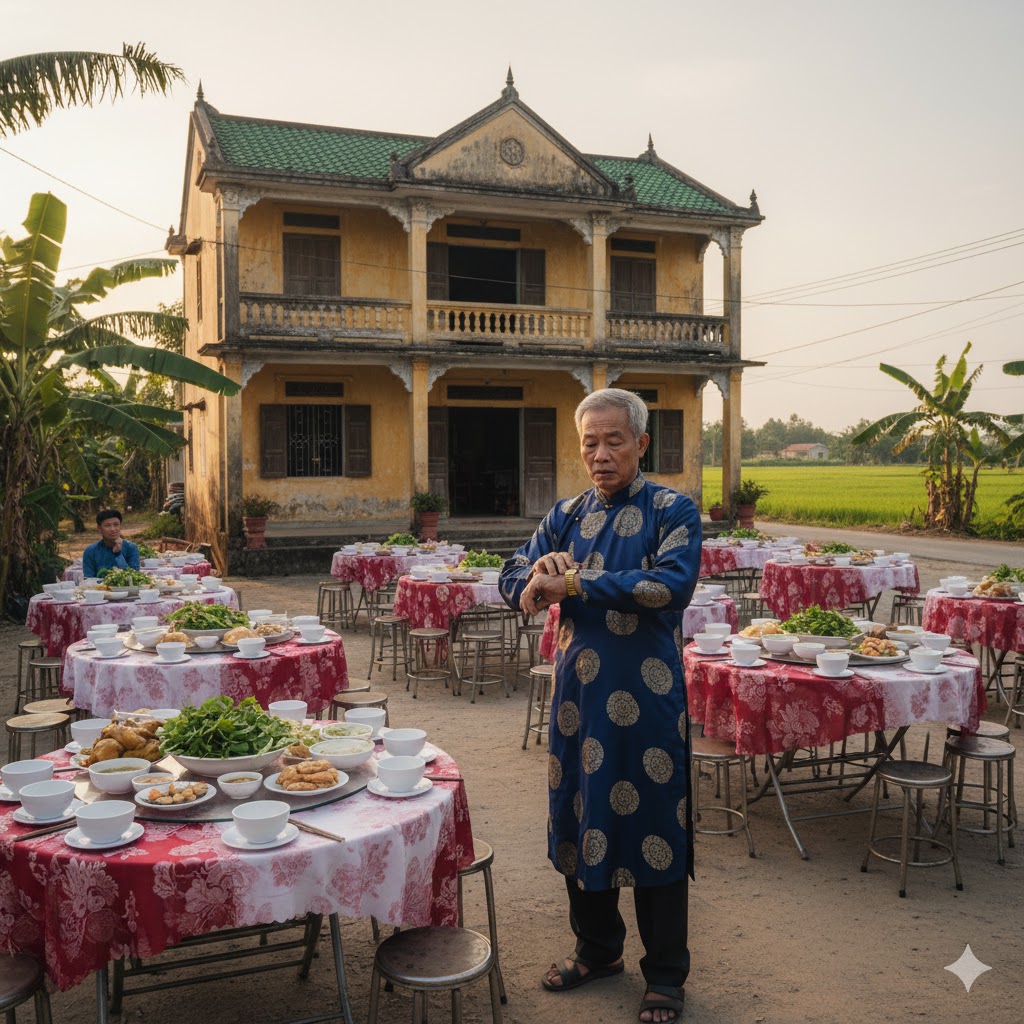 Làm 100 mâm cỗ cưới con trai đ ãi bà con cả xóm, ai ng ờ đám cưới vắng hoe, không ai đến sự