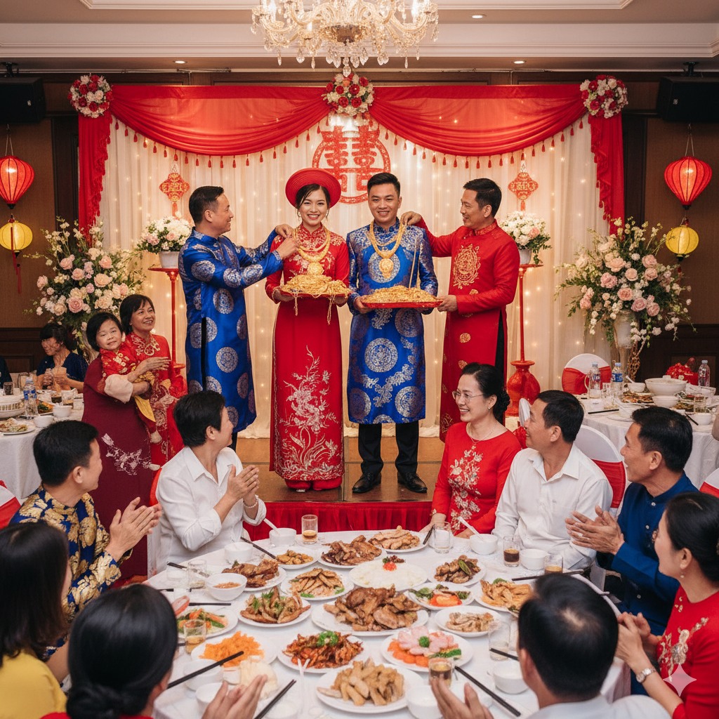 Cưới con gái lúc vàng có 80, họ hàng trong nhà đều mừng con mỗi người một chỉ, tổng cộng khoảng 10 cây vàng, giờ con của họ lần lượt cưới lúc vàng đã 16, tôi nhìn giá sót ruột