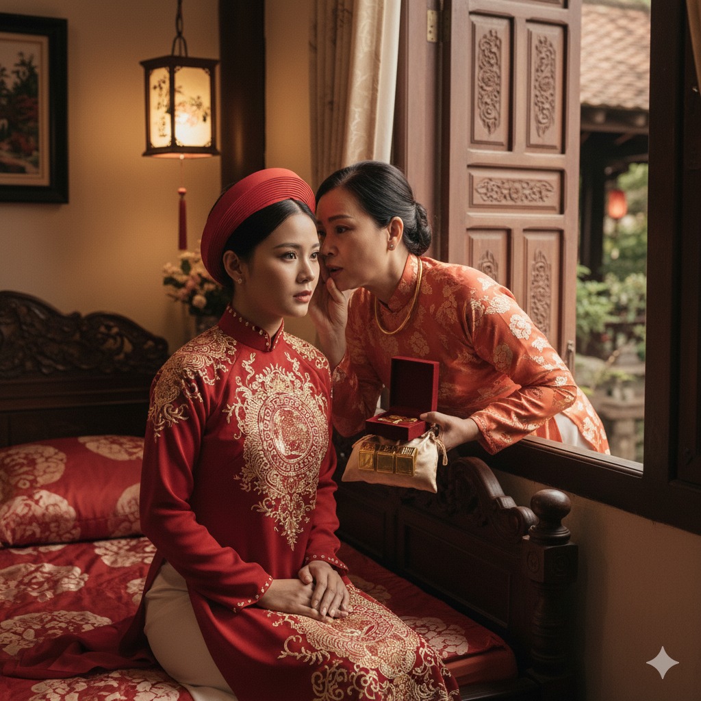 Đêm tân h ô n mẹ chồng đưa cho tôi 10 cây vàng và bảo hãy  t r ố n khỏi đây ngay