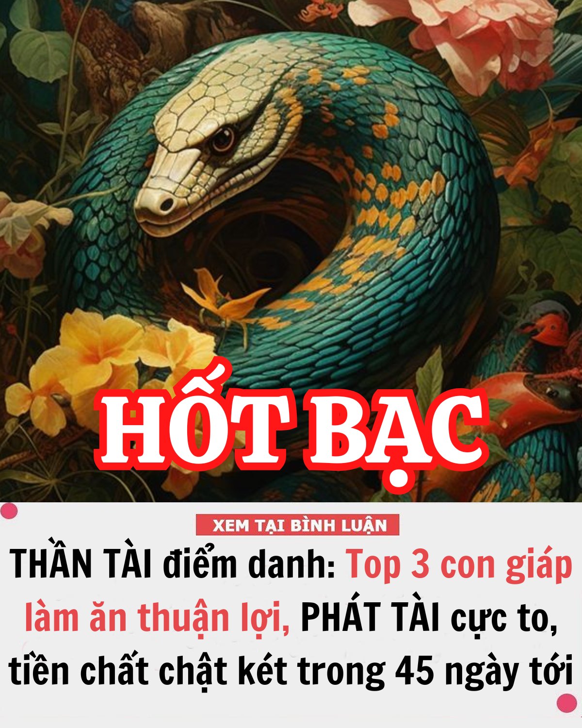 THẦN T À I điểm danh: Top 3 con giáp làm ăn thuận lợi, PHÁT T À I cực to, tiền chất chật két trong 45 ngày tới
