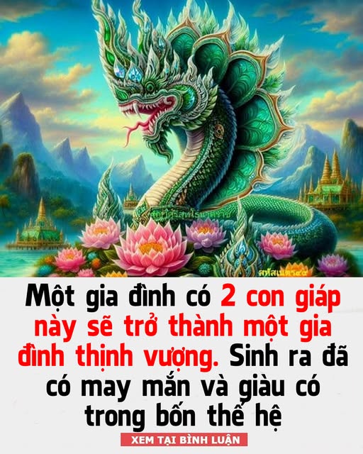 Một gia đình có hai con giáp này sẽ trở thành một gia đình thịnh vượng! Si nh ra đã có may mắn và giàu có trong bốn thế hệ