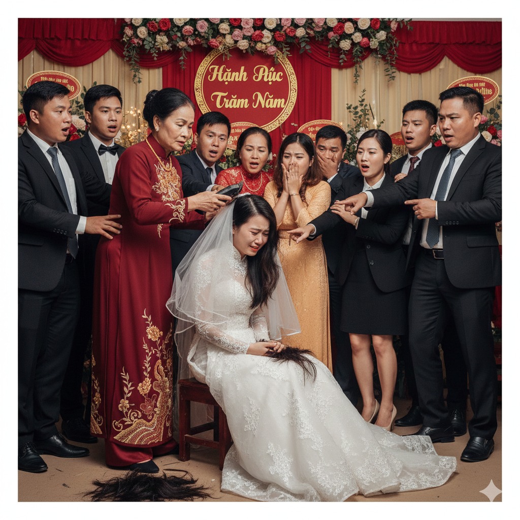 Mẹ chồng lấy tông đơ thẳng tay cạo tóc con dâu vào ngày cưới rồi đuổi vào chùa nhưng những gì cô ấy làm trong 10 ngày sau đó khiến con trai bà phát điê–n