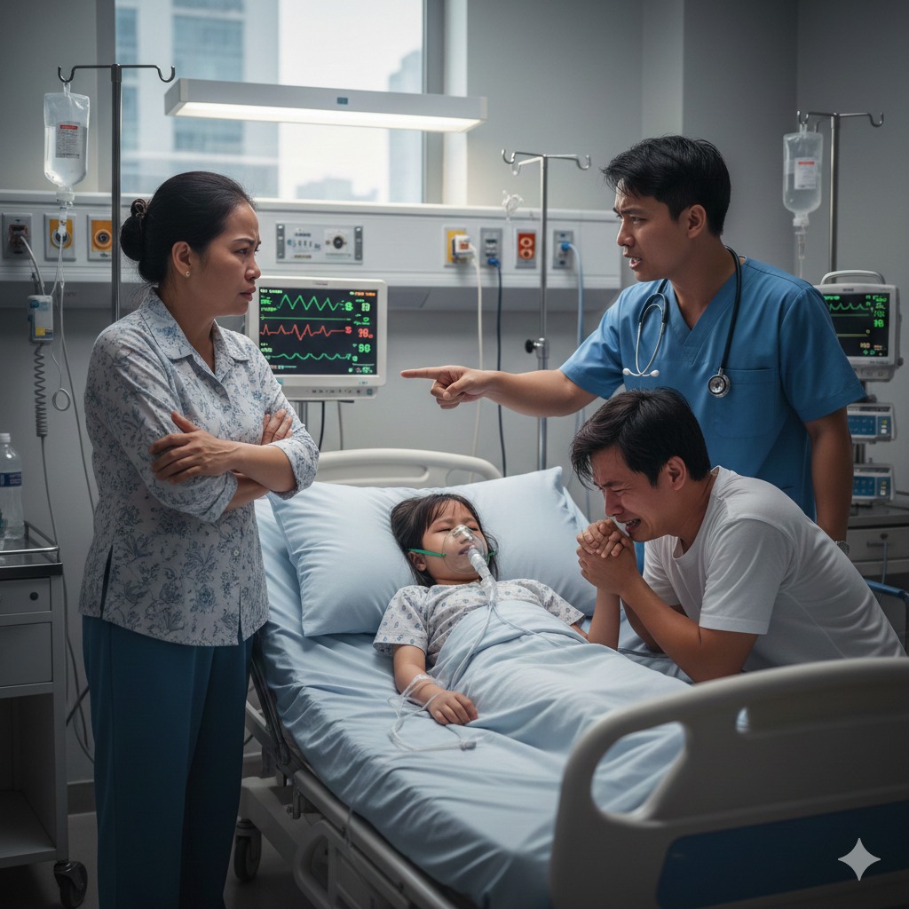 Đứa cháu gái bị tim bẩm s,inh ra đi t ức t ưởi trong tay mẹ, bà nội đứng cạnh b ĩu môi “con gái chẳng có đứa này thì có đứa khác”, đúng lúc này bác sĩ xuất hiện chỉ vào máy trợ tim rồi quát bà nội 1 câu, hóa ra đêm qua bà là người đã…