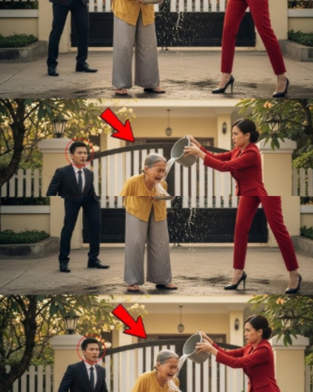 CHỒNG ĐI CÔNG TÁC 6 THÁNG, NGÀY TRỞ VỀ CH Ế T LẶNG KHI THẤY VỢ DỘI CẢ XÔ NƯỚC VÀO MẸ GIÀ VÀ CÁI KẾT KHÔNG AI NG Ờ