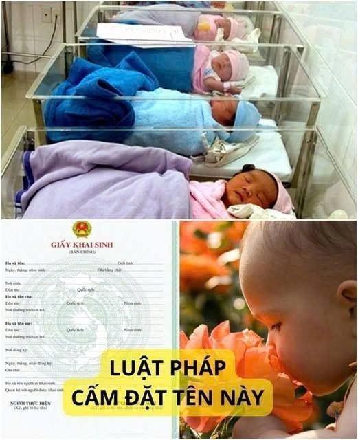 Kể từ tháng 1/2025: 5 cái tên này sẽ bị c ấ m đặt khi làm giấy khai s i nh cho con, cha mẹ lưu ý k ẻ o bị phạt cực n ặng