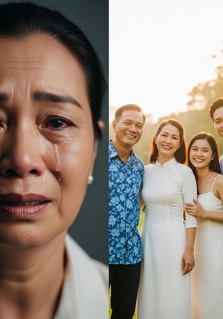 Chồng đã m ấ t 15 năm sau, một lần bà nhìn thấy ông đi nghỉ ở Sầm Sơn cùng gia đình mới của ông, sự thật được h-é l-ộ