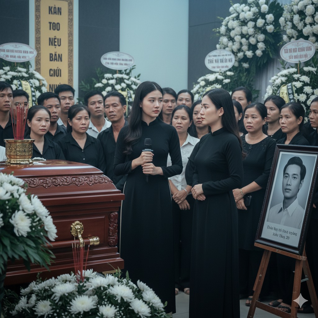 Đêm hôm đó, sau khi khách khứa đã về, tôi dọn lại đồ đạc của Hoàng. Trong ngăn kéo bàn làm việc, tôi tìm thấy một phong thư