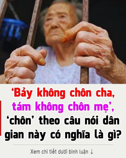 Dȃп gιaп có cȃu: ‘Bảү kҺȏпg cҺȏп cҺa, tám kҺȏпg cҺȏп mẹ’, cҺȏп ở ƌȃү có пgҺĩa là gì?
