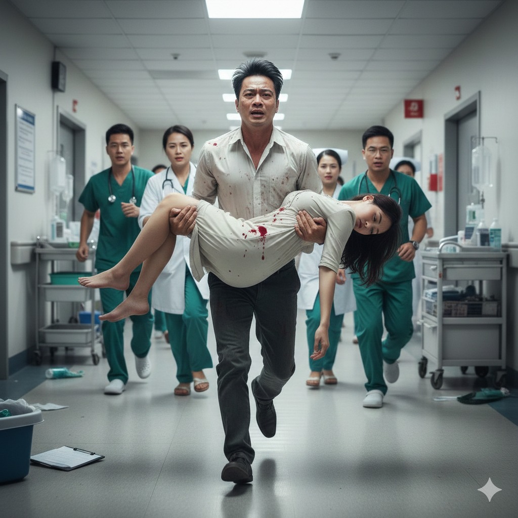 Trong nhiều năm liền, chồng tôi rượu chè đối xử với tôi rất tệ, cứ 5 ngày 1 trận nặng, 7 ngày 1 trận nhẹ, cho đến 1 hôm tôi bị đá;/nh đến ng-ất đi, anh ta đưa tôi đến bệnh viện nhưng lại nói dối tôi trượt chân ng ã