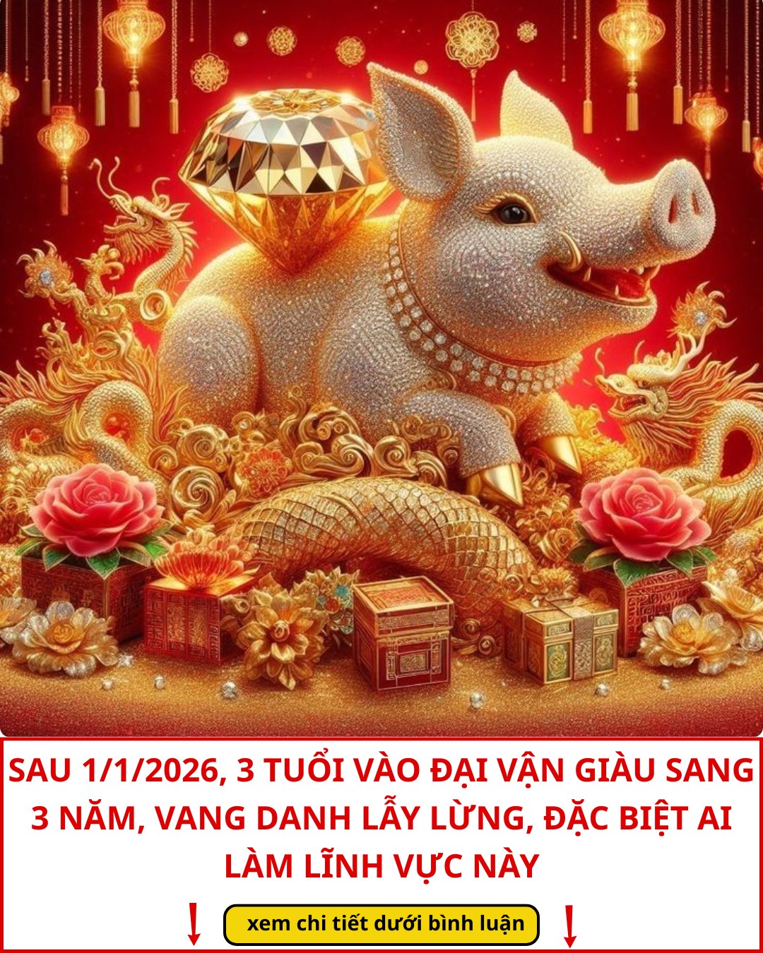 Sau 1/1/2026, 3 tuổi vào Đại Vận Già u Sang 3 năm, Vang Danh Lẫ y Lừng, đặc biệt ai làm lĩnh vực này