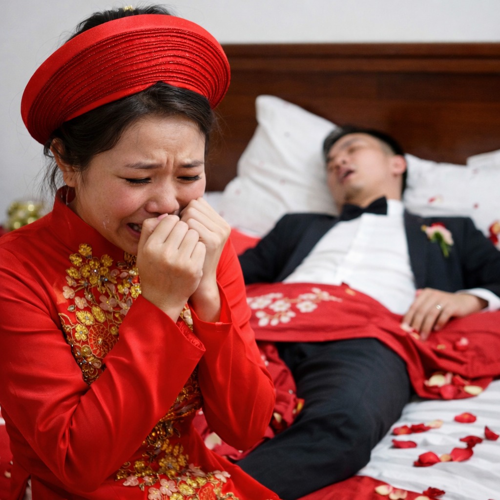 Thách cưới 500 triệu nhà trai đồng ý luôn, tân hôn l;;ật chăn nhìn chồng, tôi mới hiểu lý do …