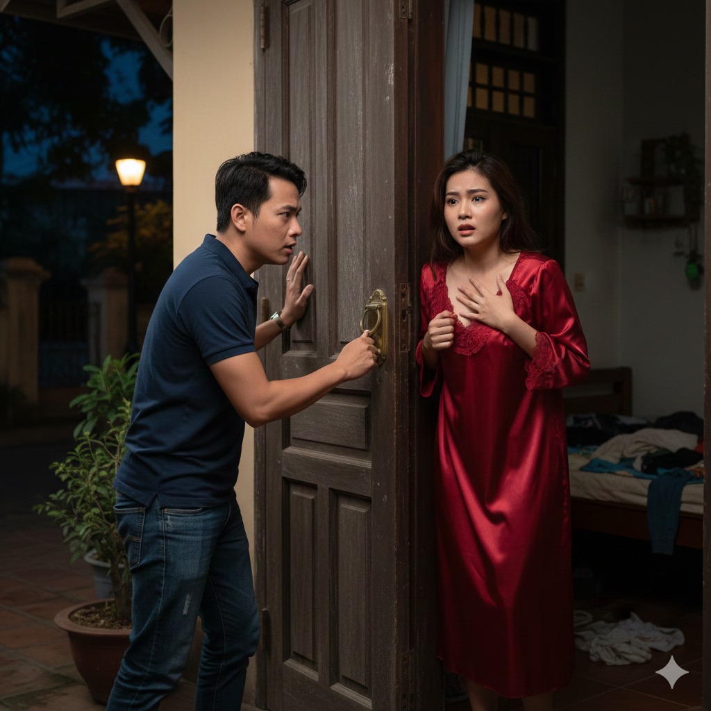 Lúc đó, chồng đi công tác xa nhà, từ khi chuyển trọ thì đây là lần đầu tiên. Tôi ở nhà một mình nên rất cẩn trọng khóa cửa trước khi đi ngủ.