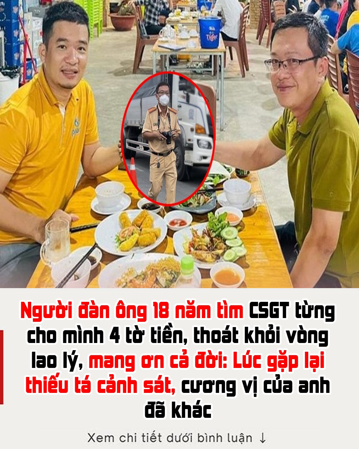 Giám đốc 18 năm tìm lại ân nhân cho mình 400.000 đồng sau khi gây tainạn